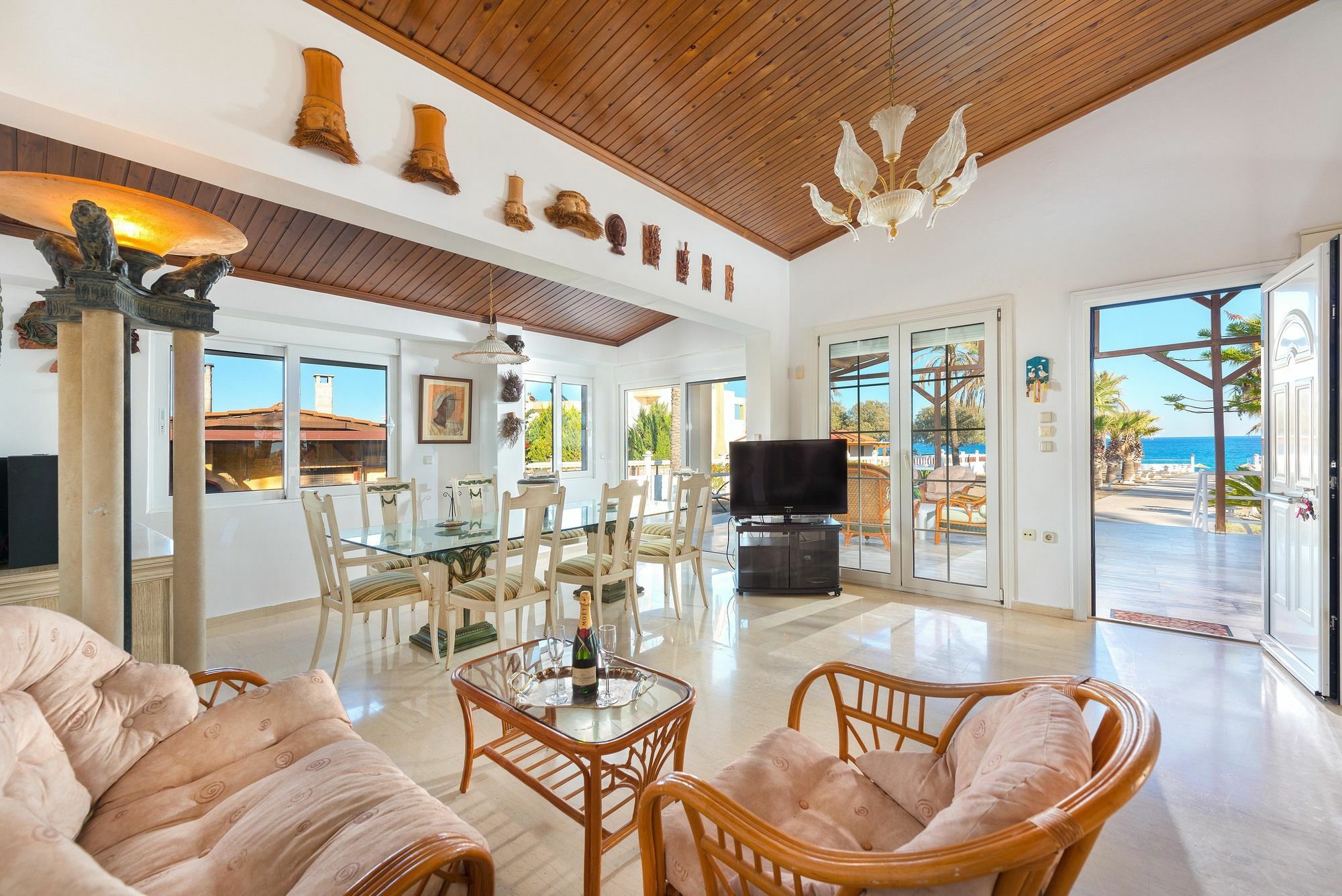 Villa Maria Beachfront Residence Kiotari Exterior foto